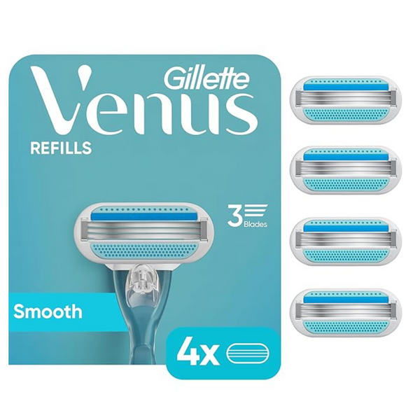 4-Count Gillette Venus Women's Original 3 Blade Razor Refills