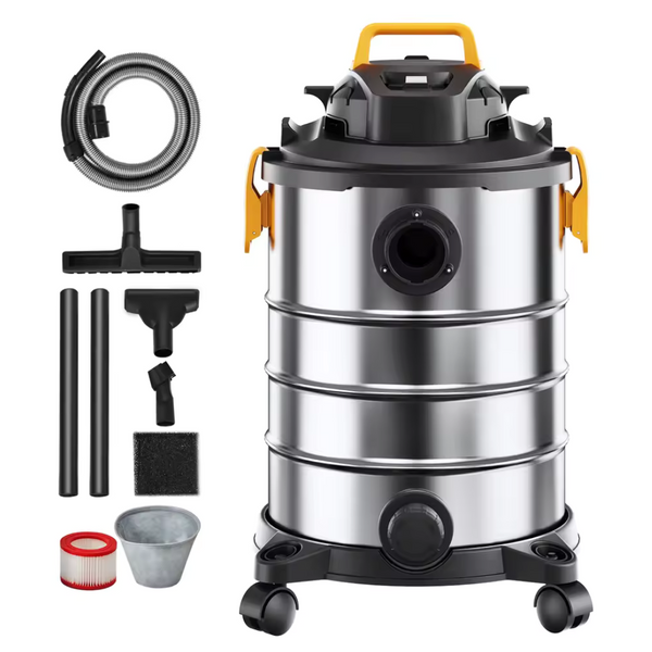 Vevor 20L Stainless Steel Wet Dry Shop Vacuum
