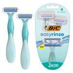 2-Count BIC EasyRinse Anti-Clogging Women's Disposable Razors