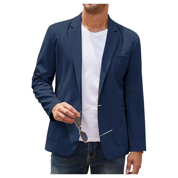 Coofandy Men's Casual Linen Sport Wedding Jacket
