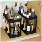 2-Pack Under Sink Organizer Rack