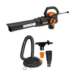 Worx 12 Amp TRIVAC 70 MPH 600 CFM Corded Blower Mulcher & Vaccum