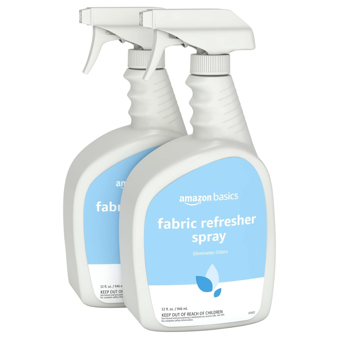 2-Pack Amazon Basics Fabric Refresher Spray, Fresh Scent (32 fl oz)