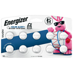 10-Pack Energizer CR2032 3V Lithium Coin Batteries