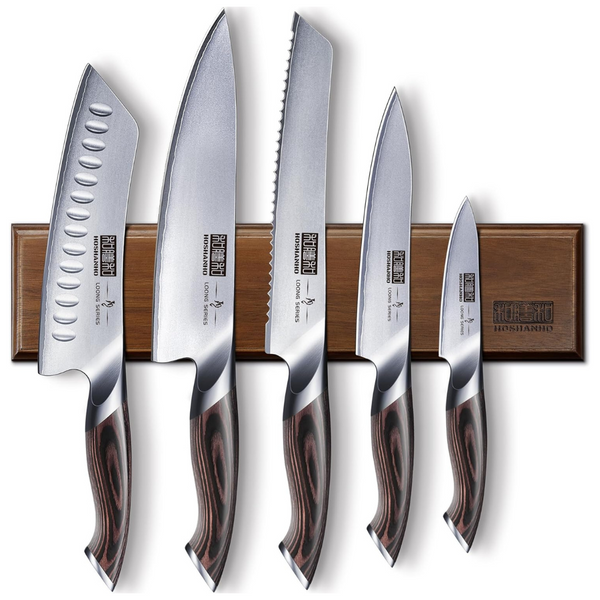 6-Piece High Carbon Steel Kitchen Knife Set