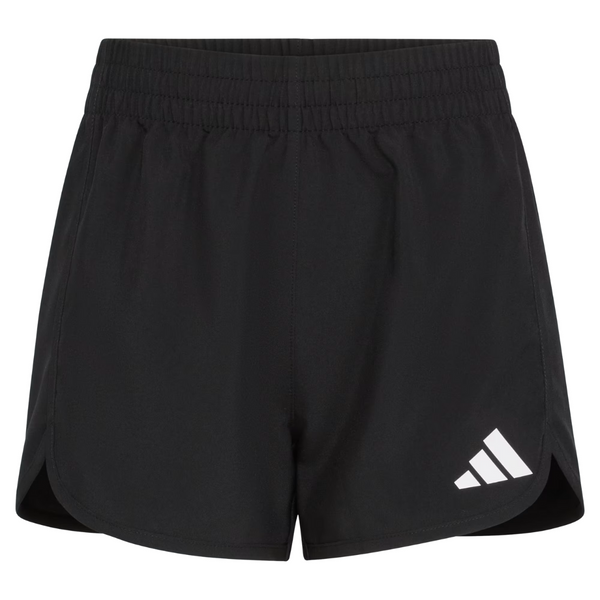 adidas Girls' Elastic Waistband Retro Woven Gym Shorts