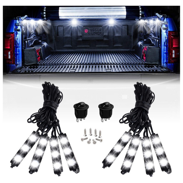 8-Piece Nilight TR-08 24 LED Rock Lighting Kit