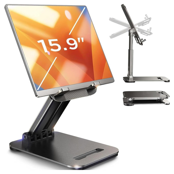 Lisen Foldable Tablet Stand Holder (Up To 15.9")