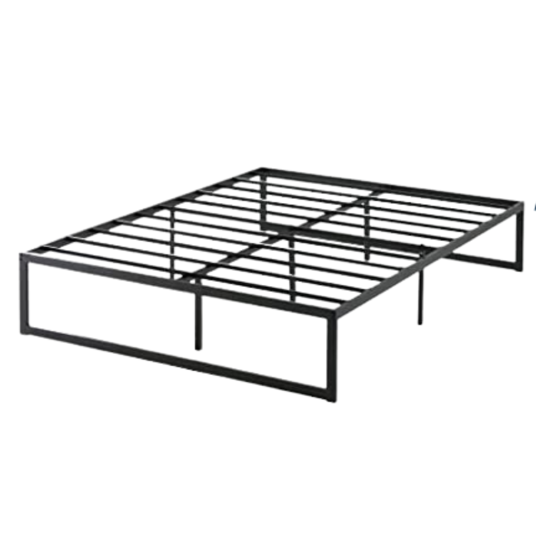 14" Zinus Abel Metal Platform Bed Frame With Steel Slat Support (King)
