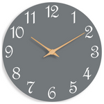 Modern 8" Silent Non-Ticking Wall Clock
