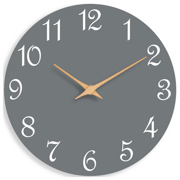 Modern 8" Silent Non-Ticking Wall Clock
