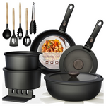 21-Piece Astercook Non Stick Ceramic Pots & Pans Set