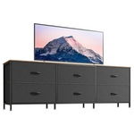 Huuger 63'' 6-Drawer Storage Organizer Long Dresser