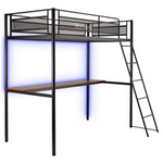 X Rocker Twin Size HQ Gaming Bunk Bed W/ LED Lighting