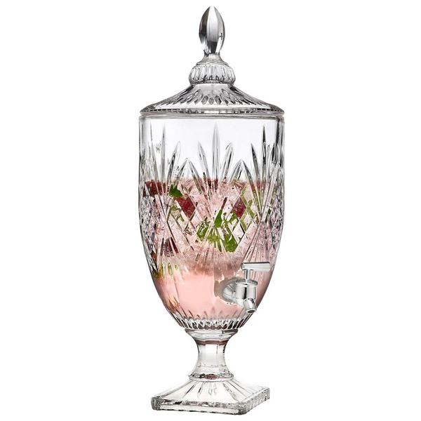 1 Gallon Iced Beverage Dispenser, Dublin Crystal Collection