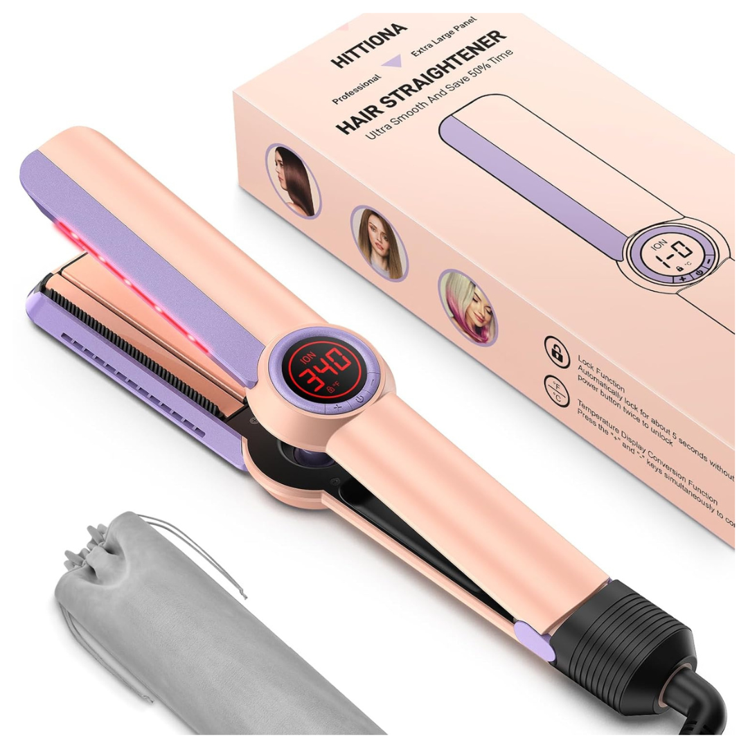 1.3 Inch Ceramic Ionic Flat Iron Hair Straightener