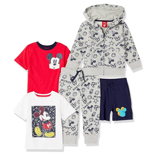 5-Pack Amazon Essentials Disney Marvel Star Wars Boys' Outfit Sets