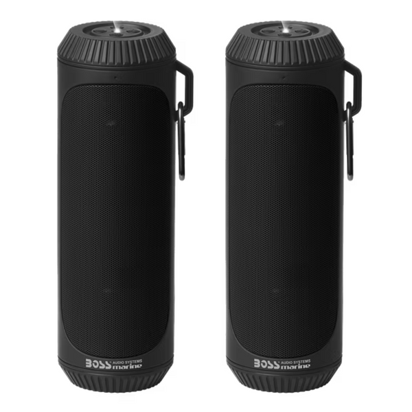 2-Pack BOSS BOLT Portable Bluetooth Speakers