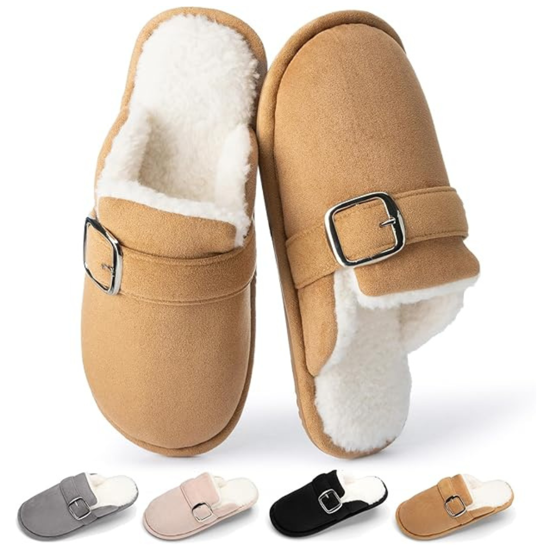 Women's Fuzzy Shoes With Memory Foam