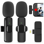 2-Pack Professional Wireless Lavalier Microphone For iPhone