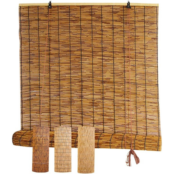 Roll-up Bamboo Shade Customizable Reed Curtains