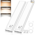 2-Pack Rechargeable 2200mAh Under Cabinet Lights
