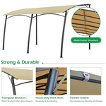 Aecojoy 13ft x 10ft Outdoor Wall Mounted Gazebo