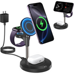 Aeinidi 3-in-1 MagSafe Wireless Charging Station for iPhone, iWatch & Airpods
