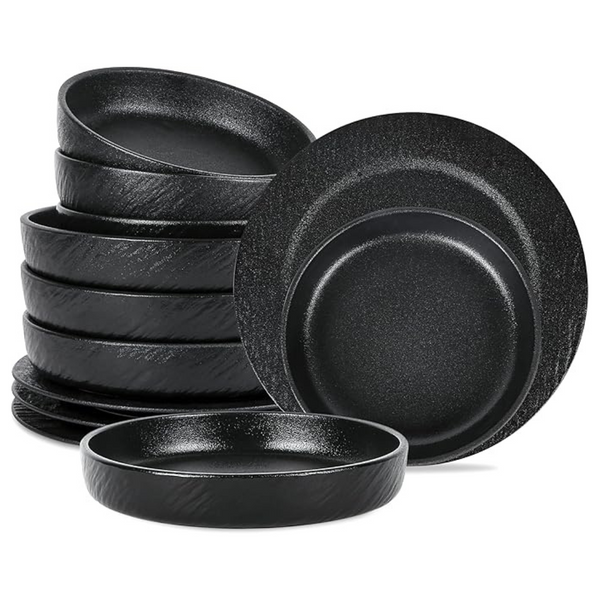 12-Piece Stone Lain Senso Dinnerware Set