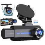 Baeasu 3 Channel 2.5K 1440P Dash Cam with 32GB Card