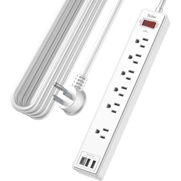 Yintar 20ft Power Strip Surge Protector Extension Cord