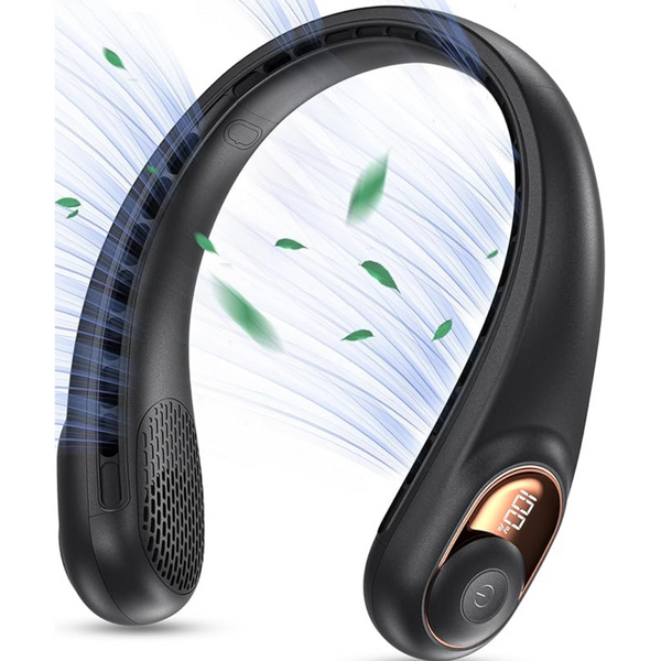 3 Speeds Portable 4000mAh USB Personal Wearable Neck Fan