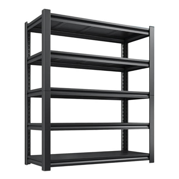 72" Heavy-Duty 5-Tier 3,000-Lbs. Shelving Unit