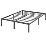 Olee Sleep Cal King 18" Steel Slat Anti-Slip Bed Frame