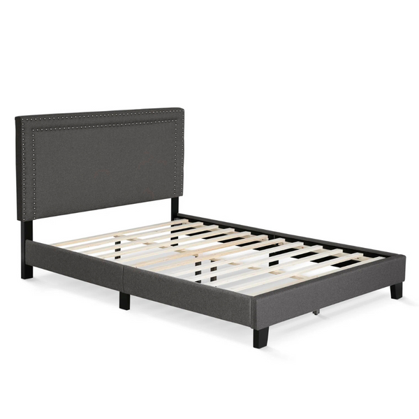 Winston Porter Carlester Upholstered Slat Bed