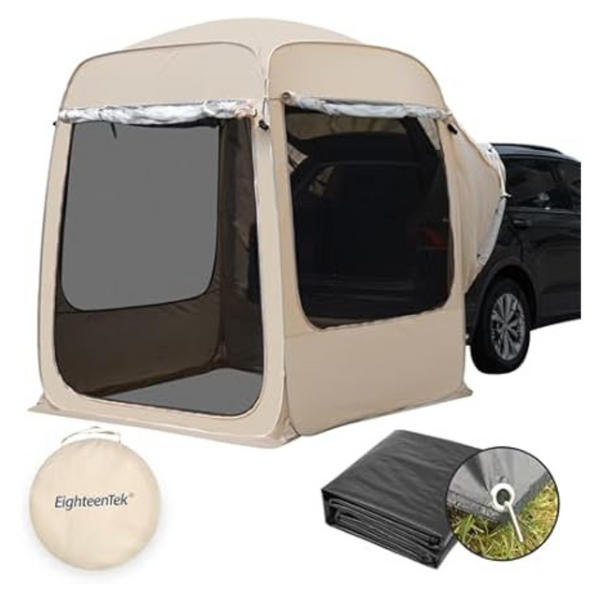 EighteenTek 5-Person All Weather Pop Up Camping Screen Tent