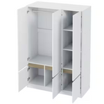 47.2" 6-Doors Wardrobe Armoire