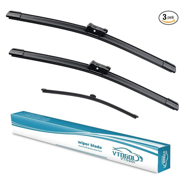Set Of 3 Vtogoi Rear Windshield Wiper Blades Set
