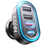 LISEN 60W Super Fast Car USB Charger Multi Port
