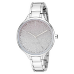 Nine West Women's Silver-Tone Bracelet Watch