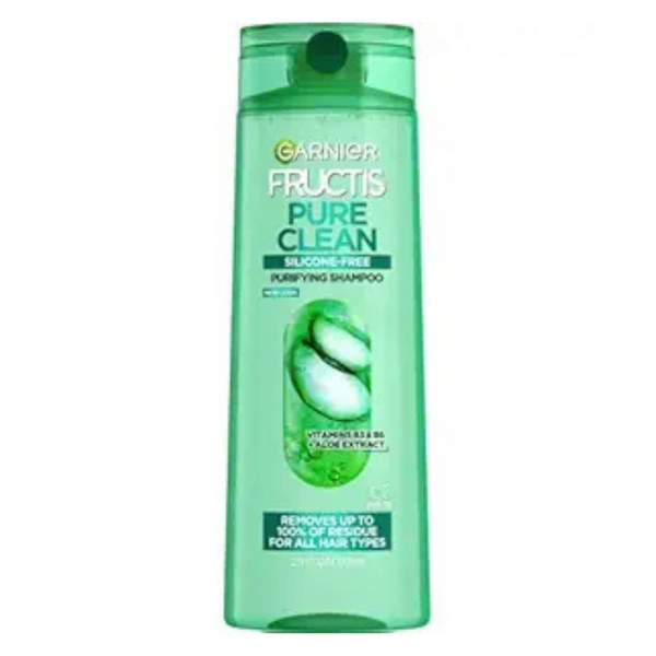 2-Pack Garnier Fructis 12.5 Fl Oz Pure Clean Silicone-Free Shampoo