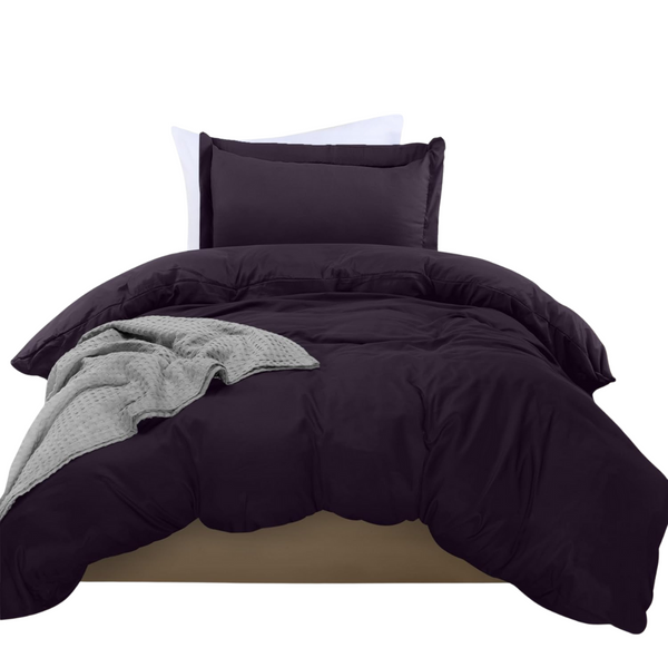 2-Piece Utopia Bedding Twin Duvet Cover Set With Zipper Closure