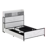 Fufu&Gaga Metal Frame Queen Size Platform Bed