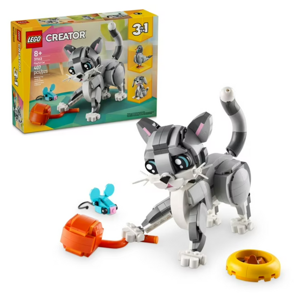 LEGO Creator 3-in-1 Playful Cat Toy Building Set
