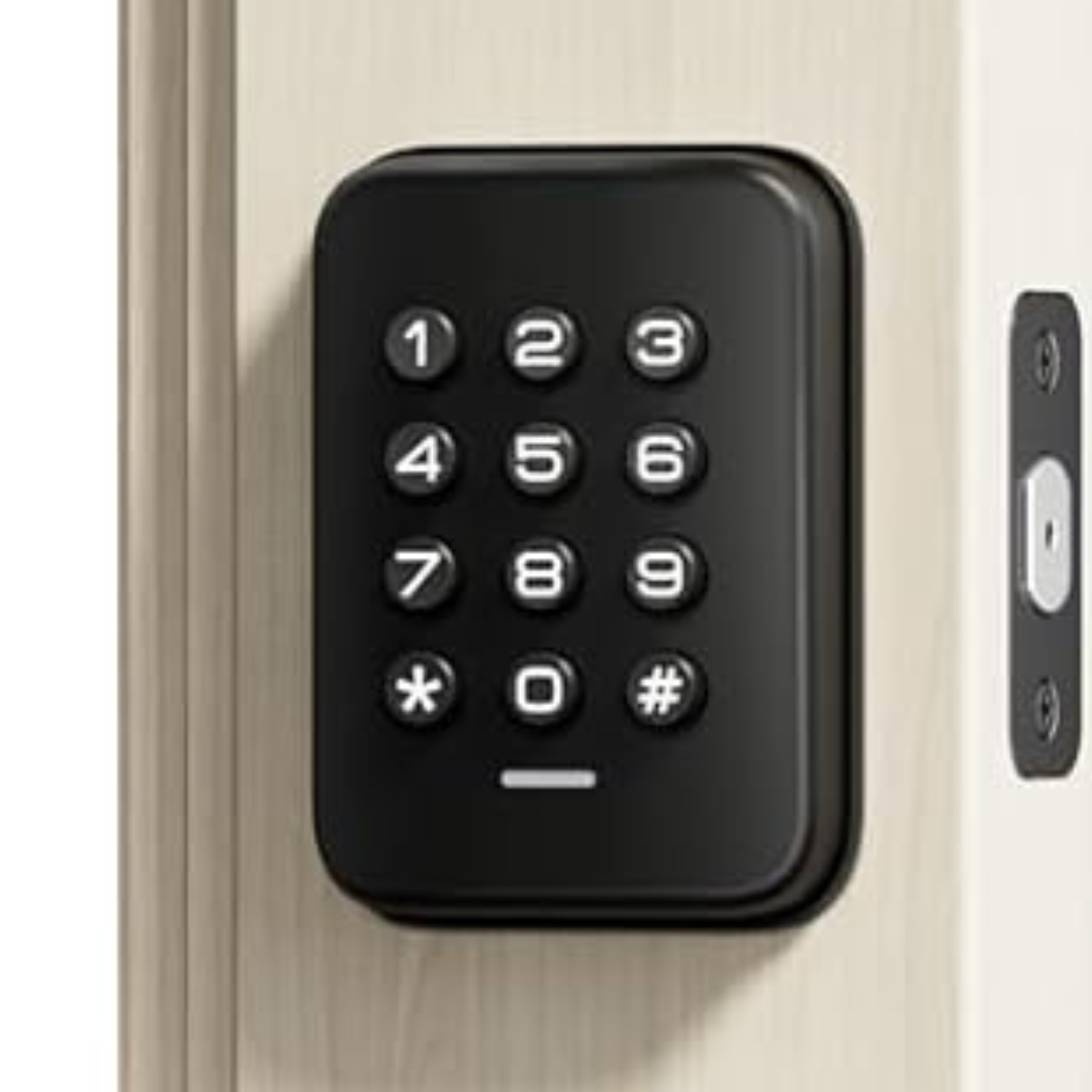 Keyless Keypad Entry Door Lock w/ Auto-Lock & One-Touch Lock