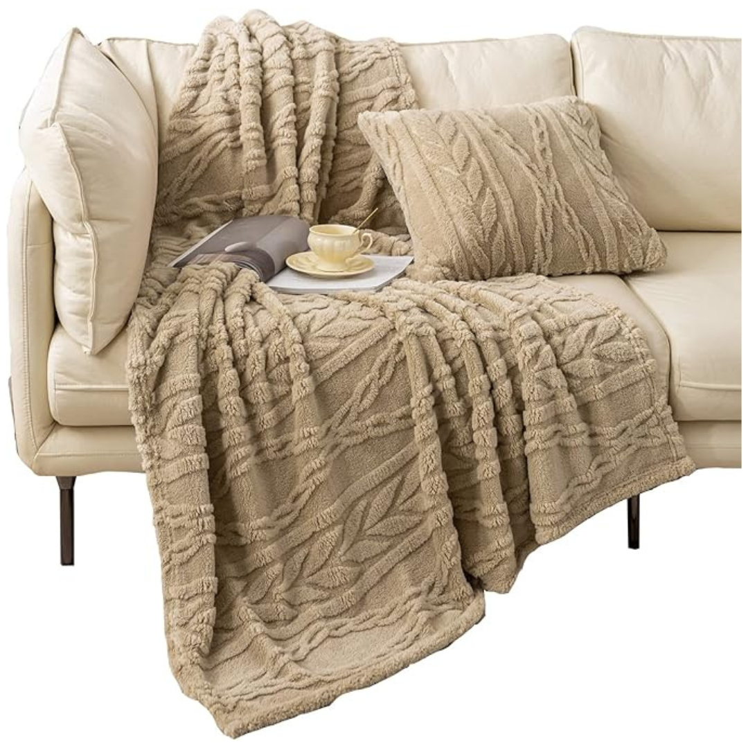 3D Stylish Design Super Soft Fuzzy Cozy Warm Blanket (50" x 65")