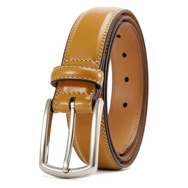 CHAOREN Men's Leather 1.25" Dress Belt