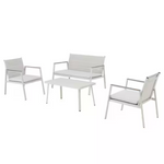 4-Piece StyleWell Crystal Cape Metal Patio Conversation Set