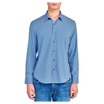 Construct Men's Slim Fit Gingham 4-Way Sport Shirts