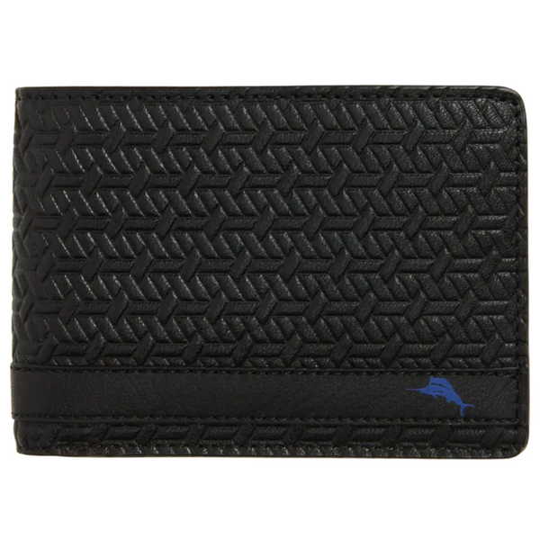 Tommy Bahama Men's Embossed Leather Bifold Wallet (2 Colors)